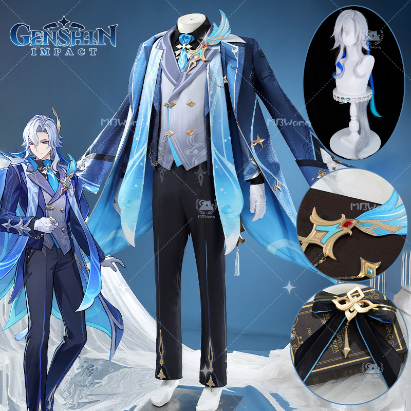 Women Accessories For Gift - Game Genshin Impact Neuvillette Cosplay Costume