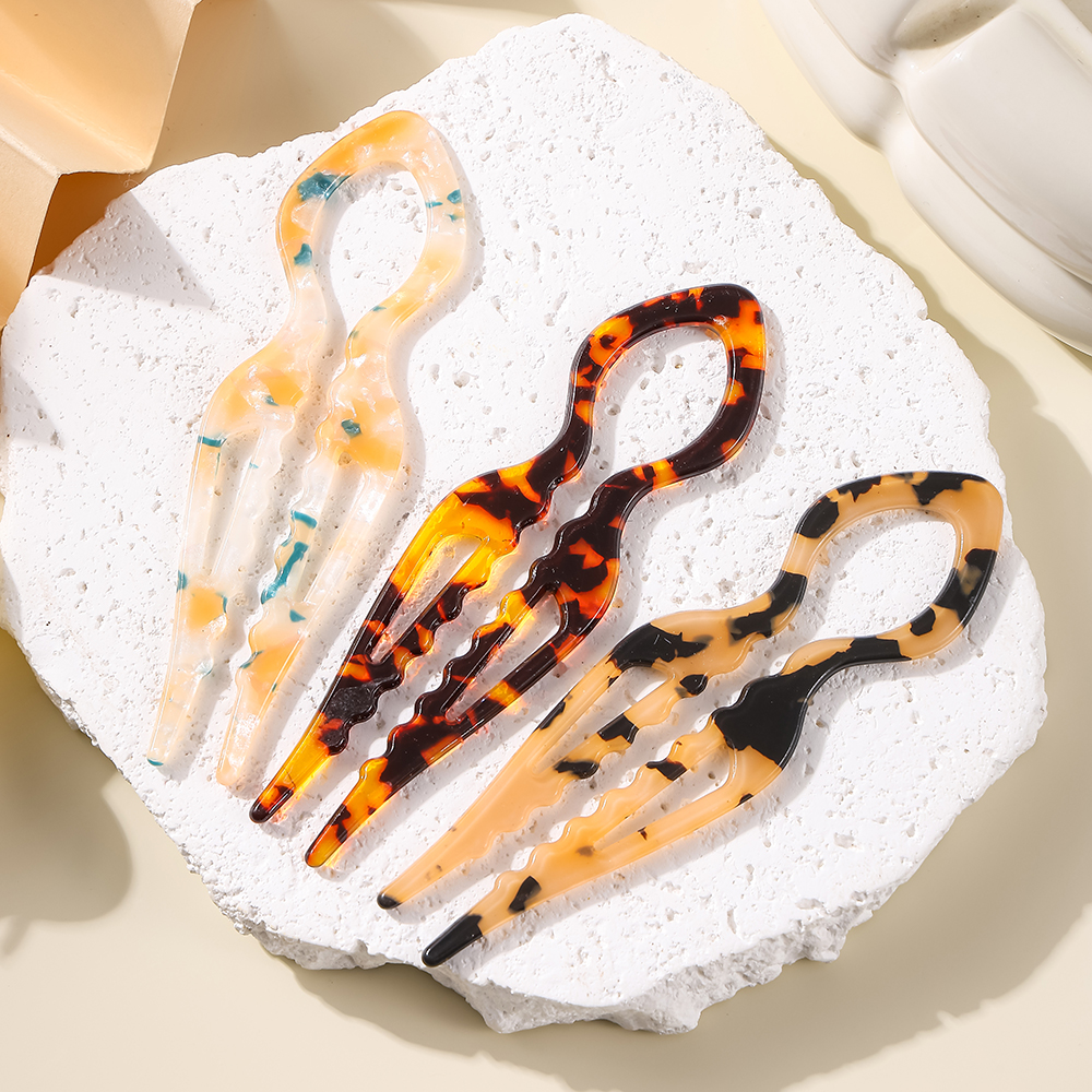 U-Shaped Hair Sticks Tortoises - Hair Fork Stick review and price
