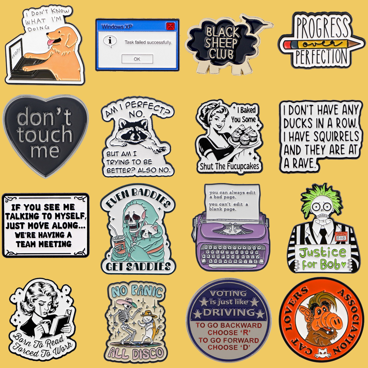 Feminist Quotes Enamel Pin Car - Women Accessories Quotes review and price