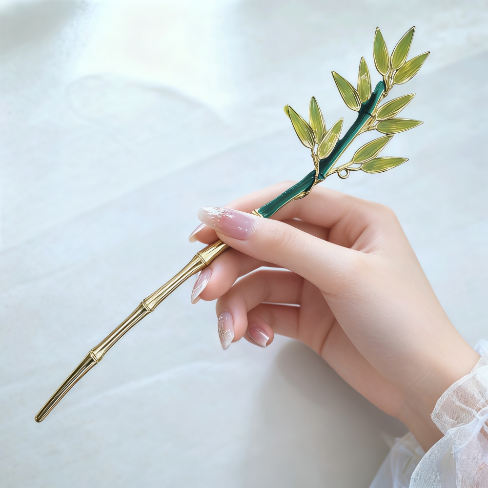 Enamel Alloy Hairpin For Women - Hair Fork Stick review and price