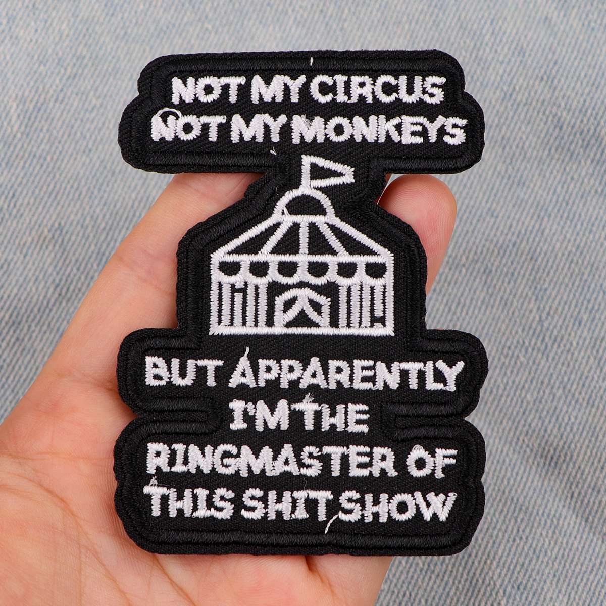 Quotes Patches On Clothes Funn - Women Accessories Quotes review and price