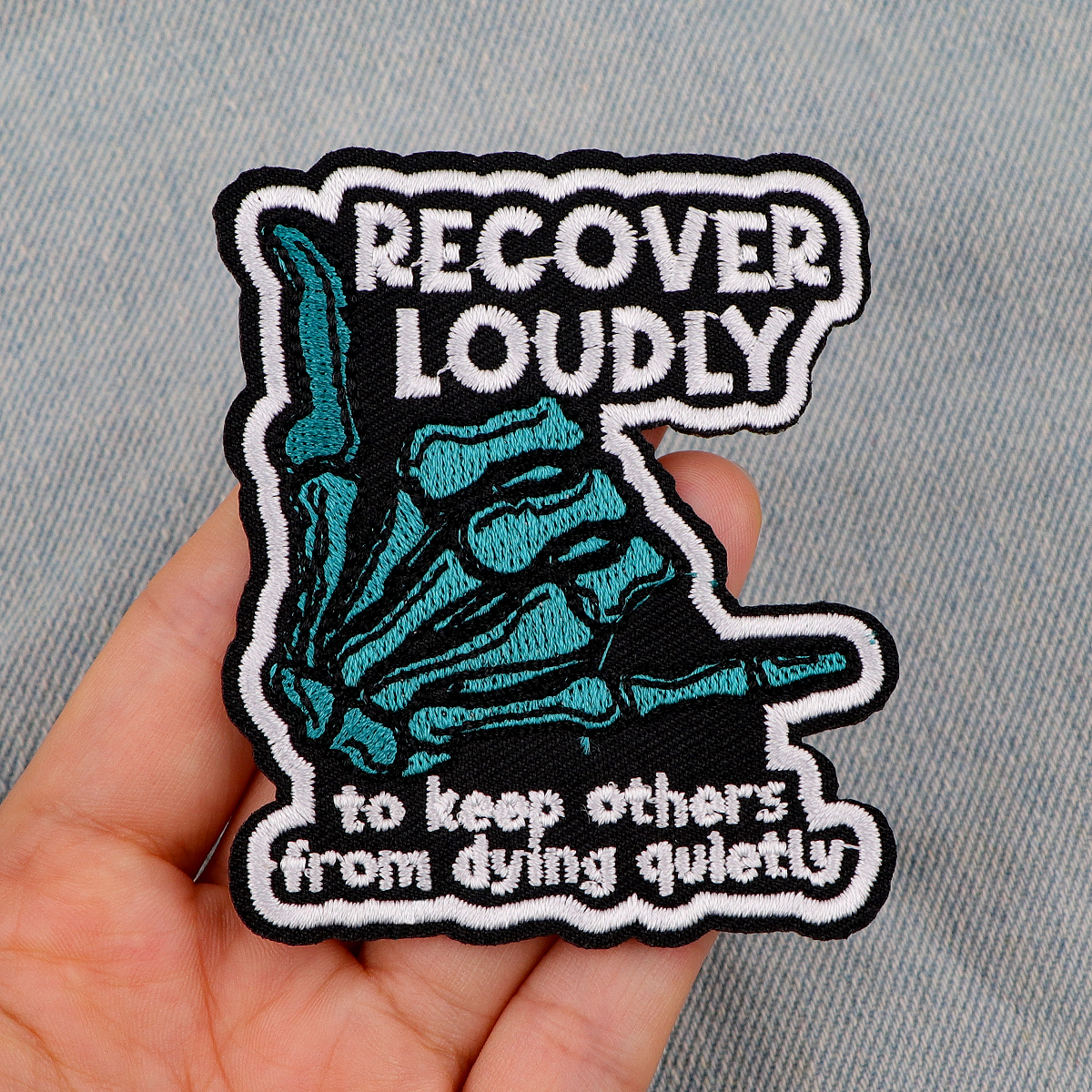 Quotes Patches On Clothes Funn - Women Accessories Quotes review and price