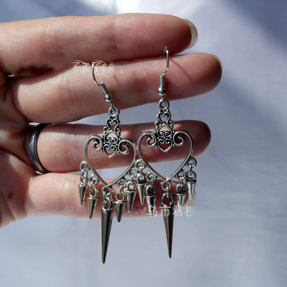 Punk Rivet Earrings For Women  - Women'S Victorian Accessories review and price