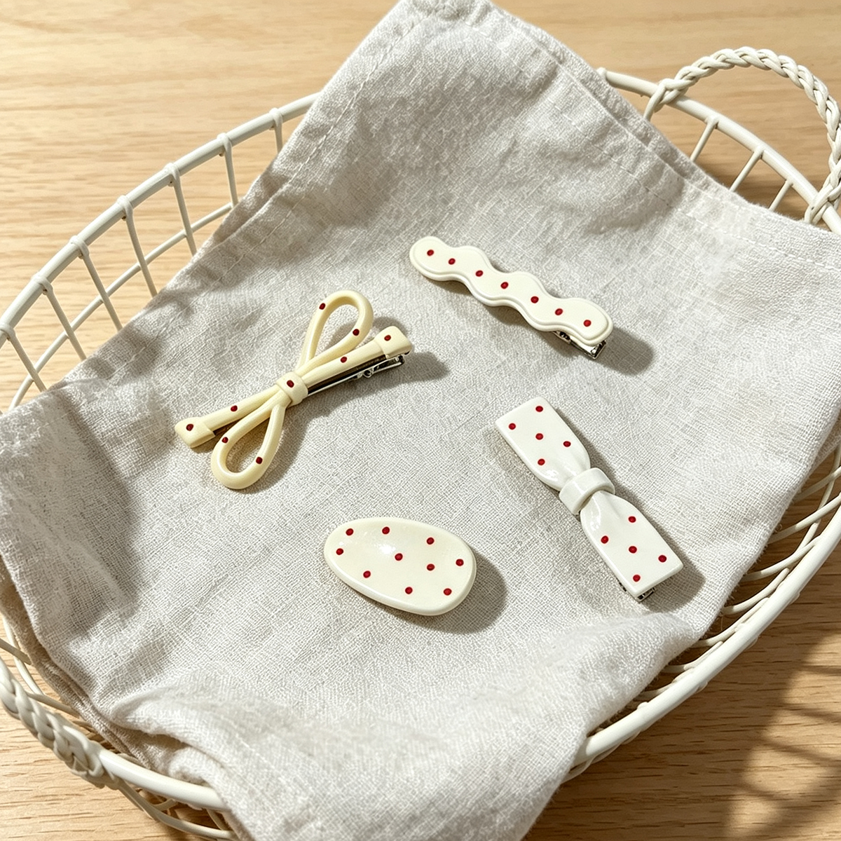 4-Piece Set Polka Dot Ladies S - Women Accessories Bd review and price