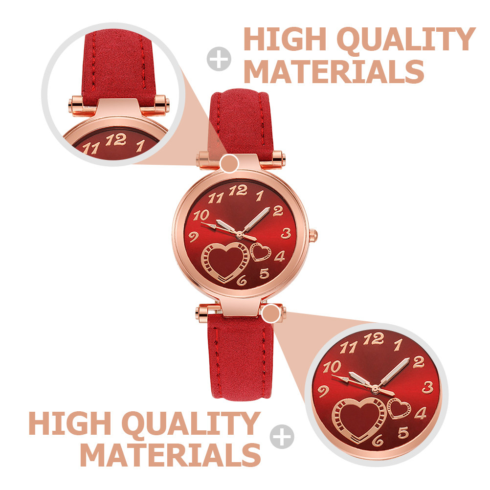 1Pcs Heart Shape Quartz Wrist  - Women'S Accessories To Wear With Watch review and price