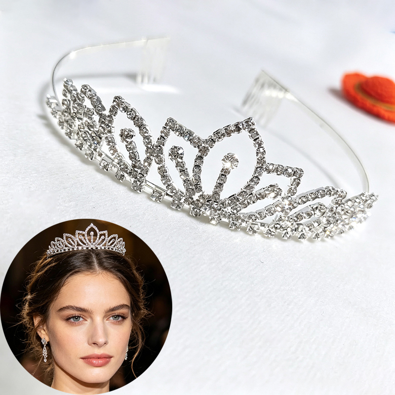 Silver Color Sparkling Rhinest - Women Accessories For Gift review and price