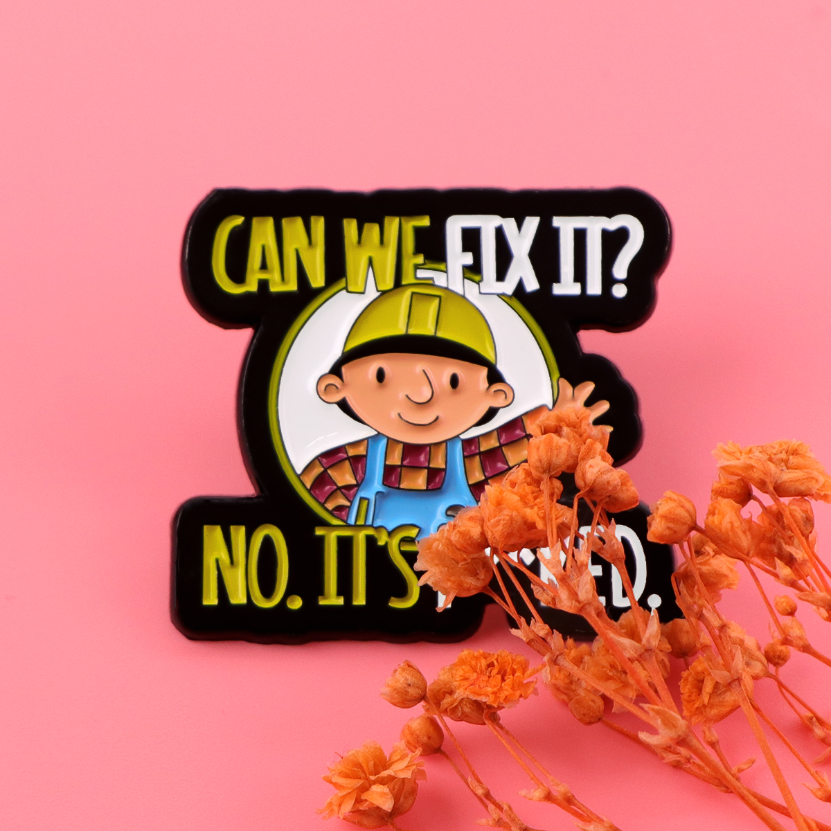 Repairman Enamel Pin Funny Quo - Women Accessories Quotes review and price