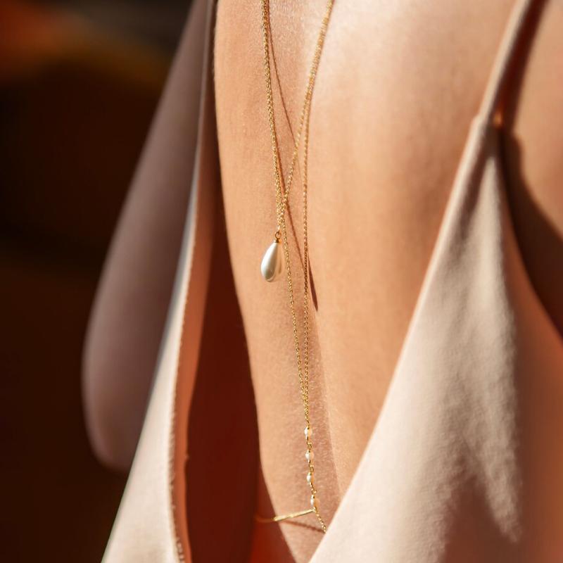 Simple Multilayer Pearl Back D - Women Accessories Dropshipping review and price