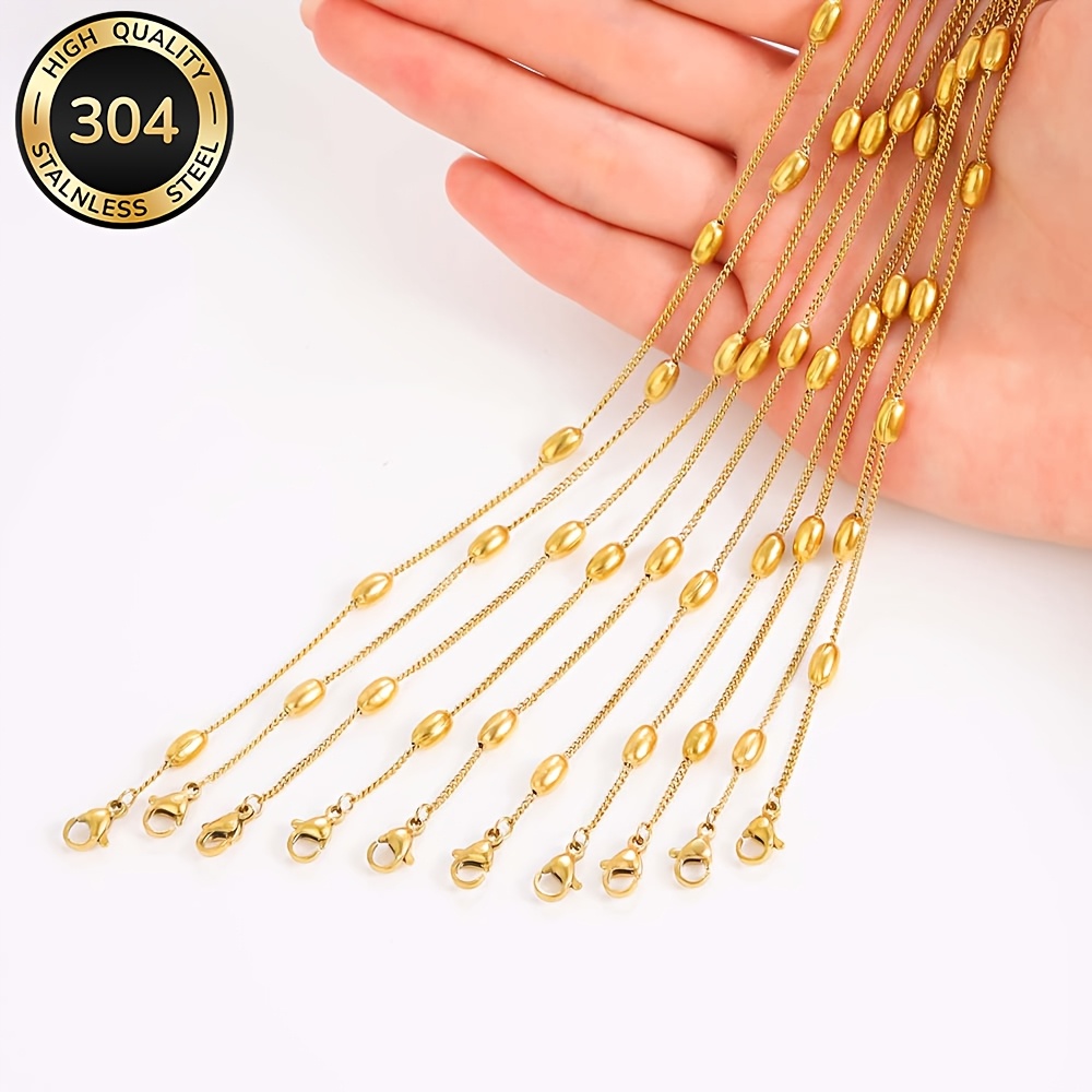 1PCS/5PCS high-quality stainle - Women Accessories Chain review and price