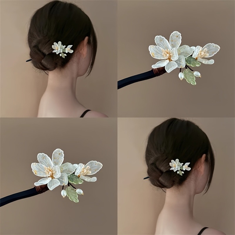 1PC New Chinese Magnolia Flowe - Hair Fork Stick review and price