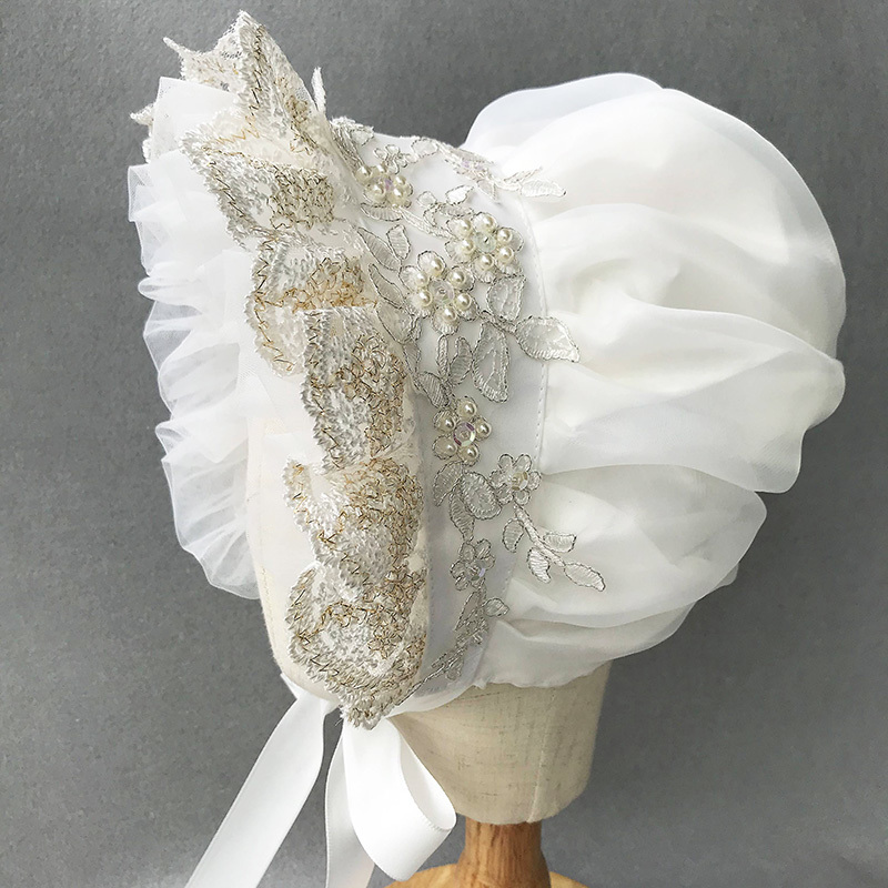 Victorian Bonnet Ruffles Villa - Women'S Victorian Accessories review and price