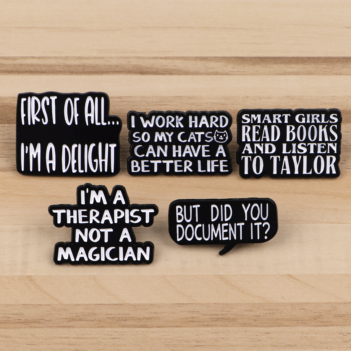 Satirical Quotes Enamel Pin Ba - Women Accessories Quotes review and price