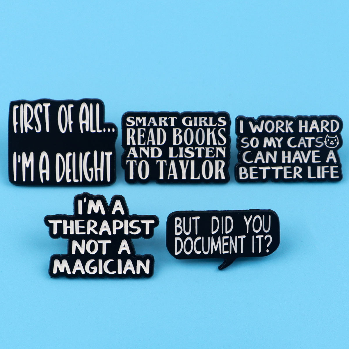 Satirical Quotes Enamel Pin Ba - Women Accessories Quotes review and price