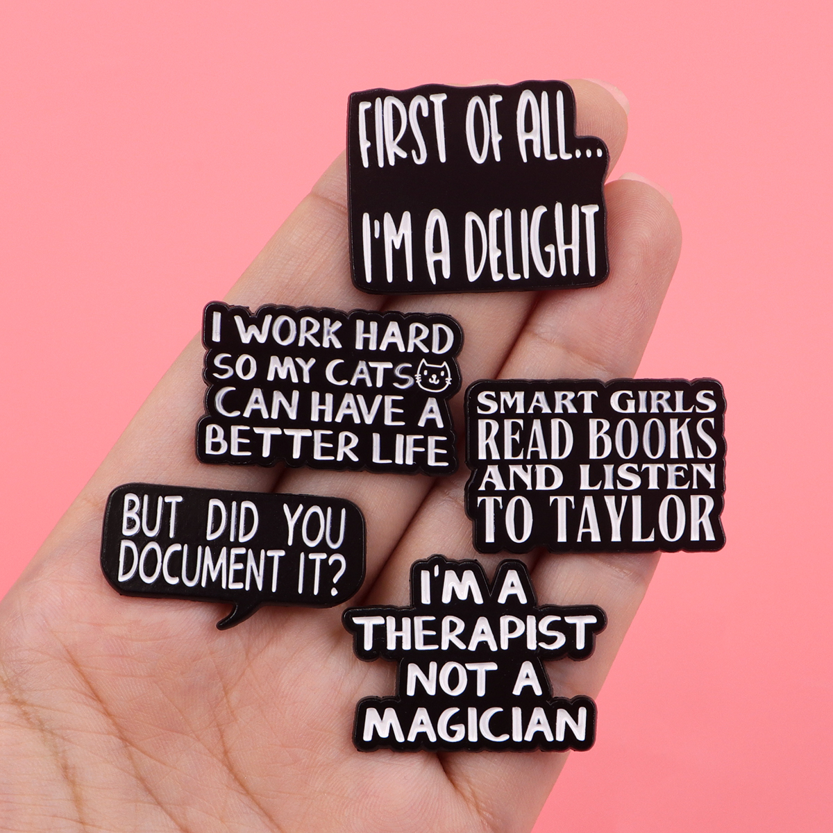 Satirical Quotes Enamel Pin Ba - Women Accessories Quotes review and price
