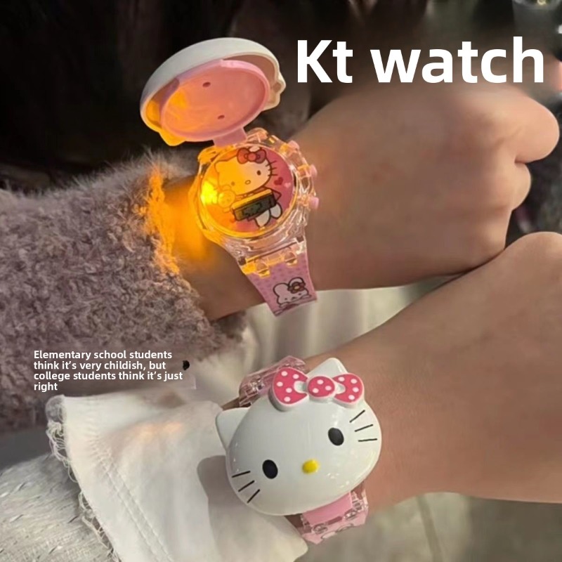 Hello Kitty Shape Flip Electro - Women'S Accessories To Wear With Watch review and price