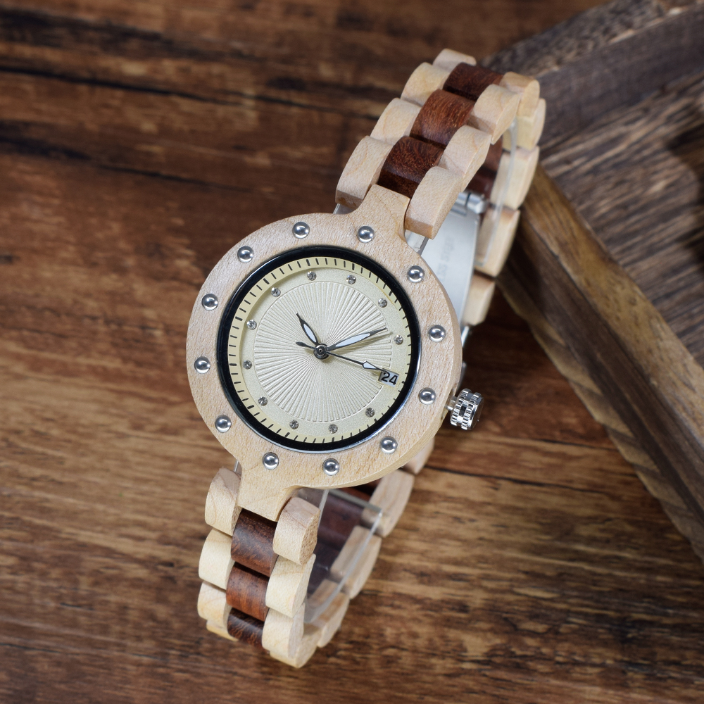 Vintage Wooden Quartz Watch fo - Women'S Accessories To Wear With Watch review and price