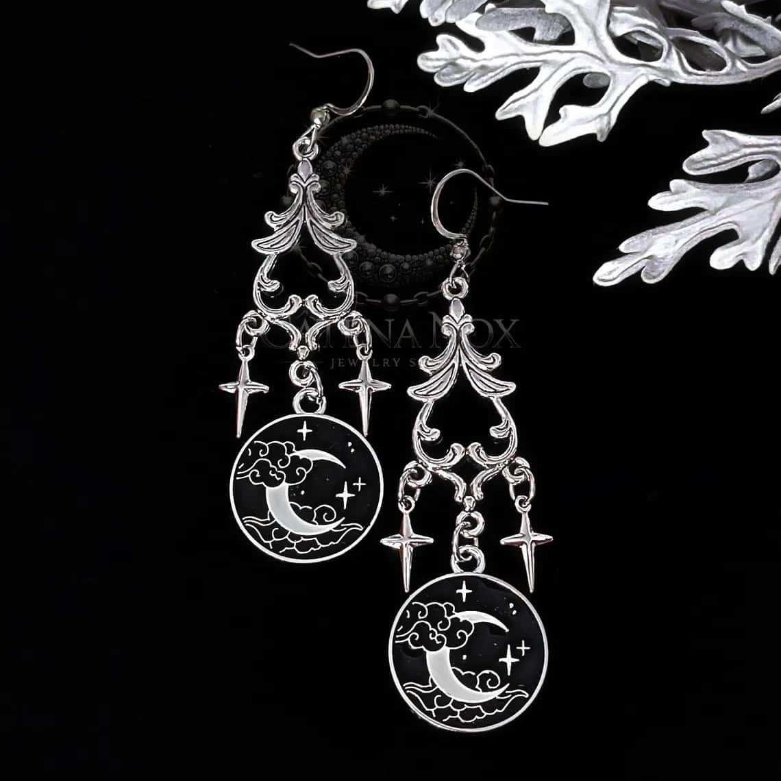 Moon Magic Earring,Gothic Jewe - Women'S Victorian Accessories review and price