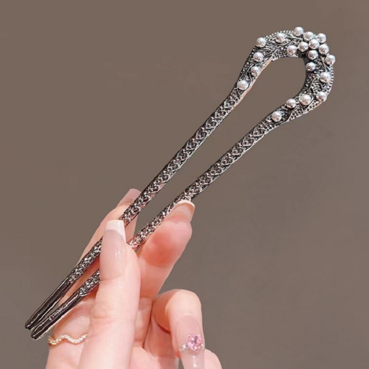 New Pearl U Shaped Hairpin For - Hair Fork Stick review and price