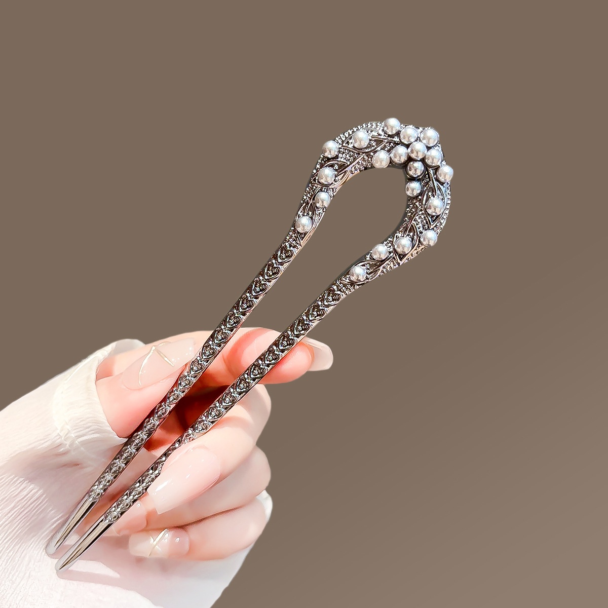 New Pearl U Shaped Hairpin For - Hair Fork Stick review and price
