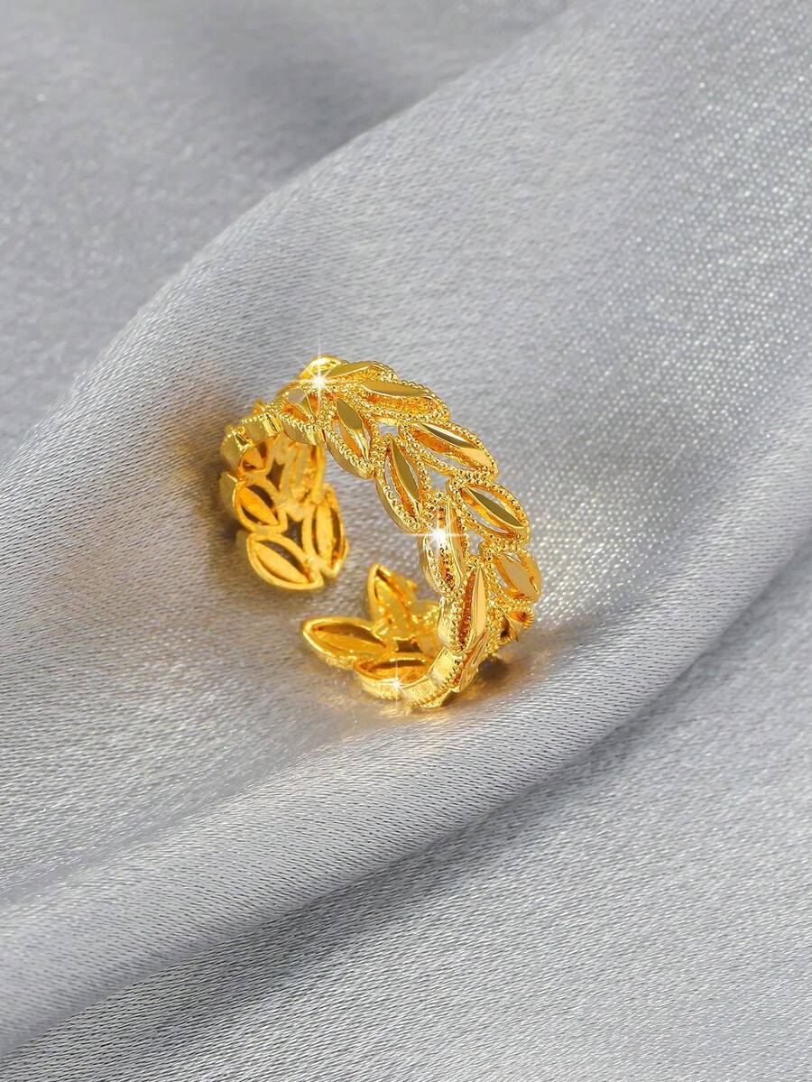 Elegant Hollow Leaf And Wheat  - Women'S Accessories To Wear With Watch review and price