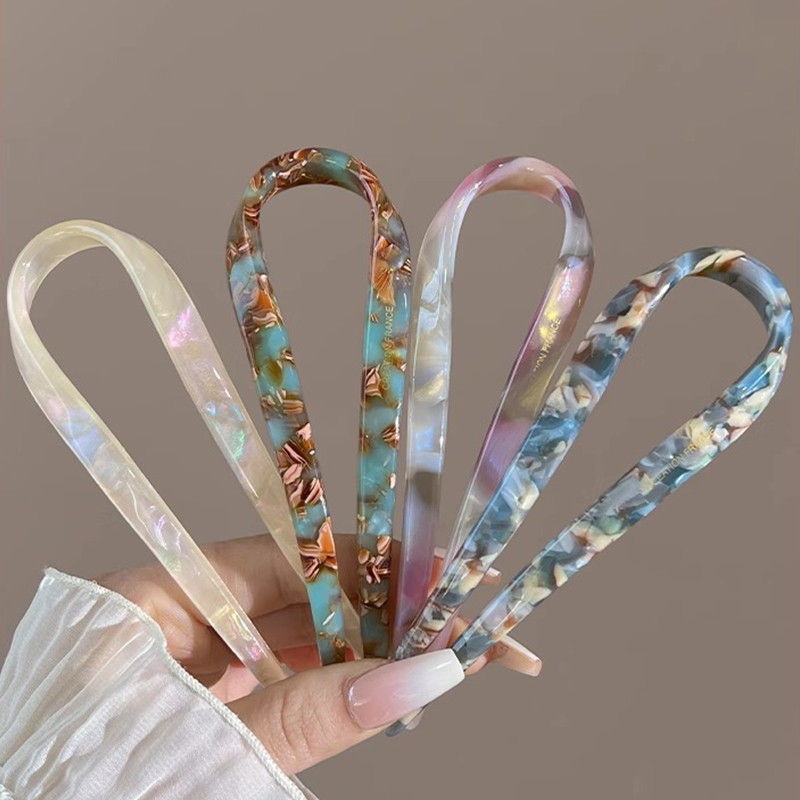U-Shaped Hair Sticks Acetate A - Hair Fork Stick review and price