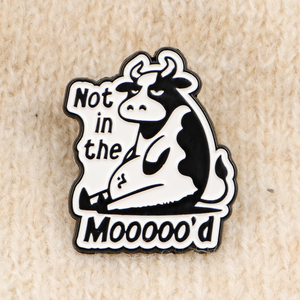 Cute Cow Enamel Pin Quote Badg - Women Accessories Quotes review and price