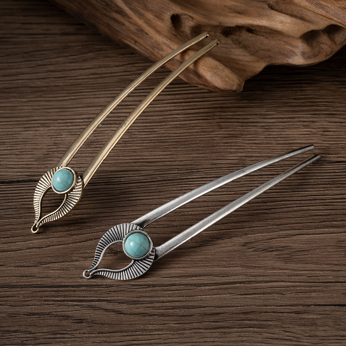 Egypt Turquoise U Shape Hair F - Hair Fork Stick review and price