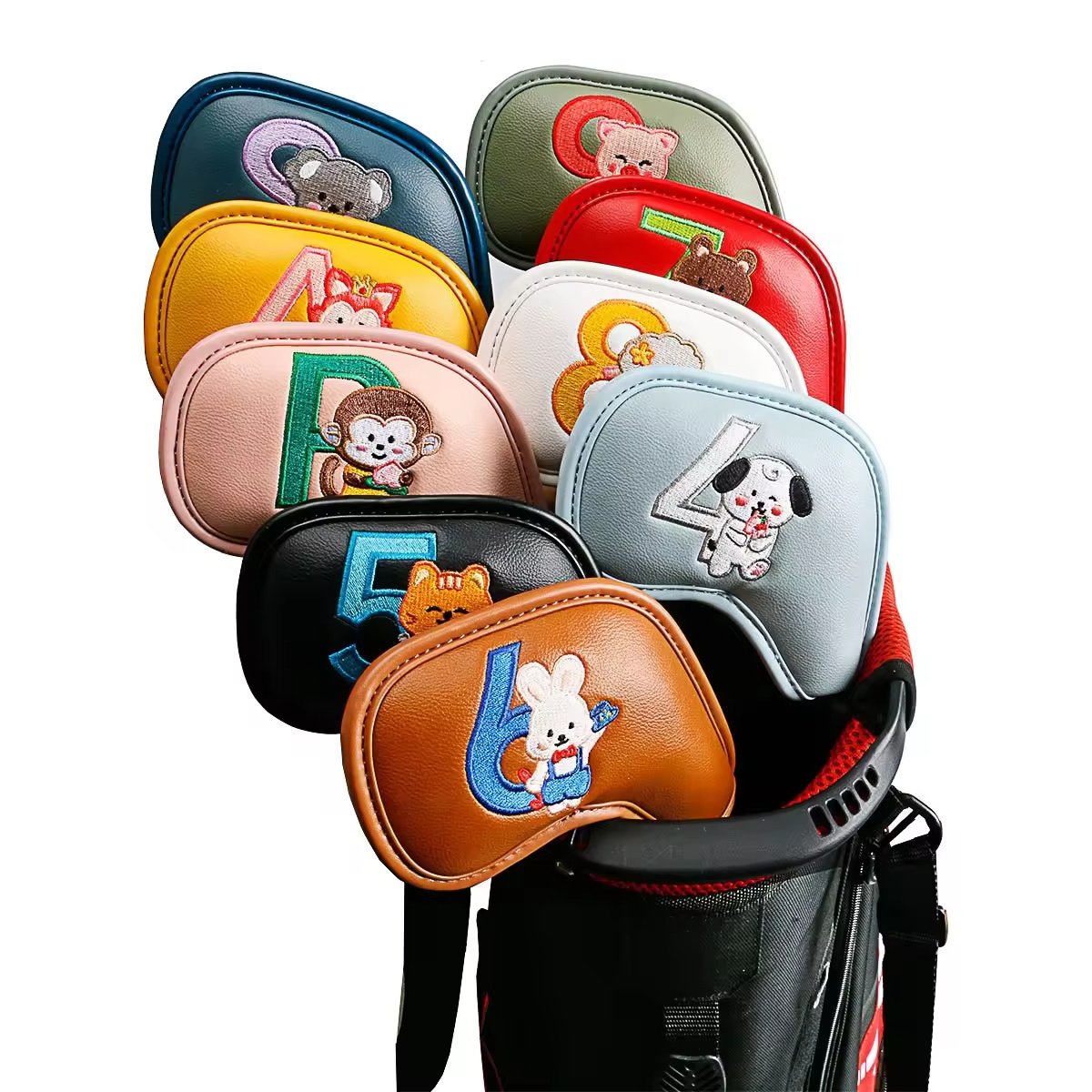 9Pcs Cute Cartoon Animal Golf  - Women Accessories For Gift review and price