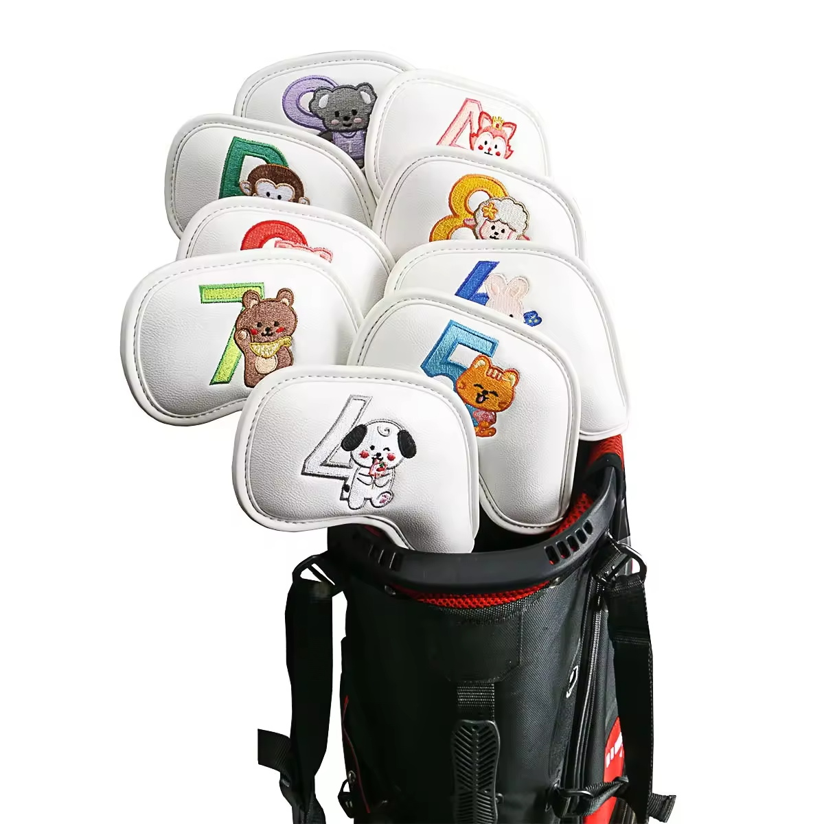 9Pcs Cute Cartoon Animal Golf  - Women Accessories For Gift review and price