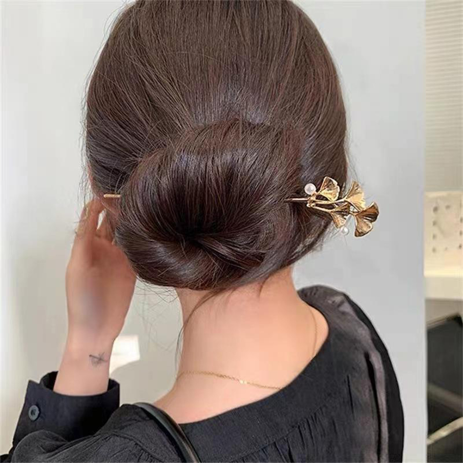 Ginkgo Leaf Hair Stick For Wom - Hair Fork Stick review and price