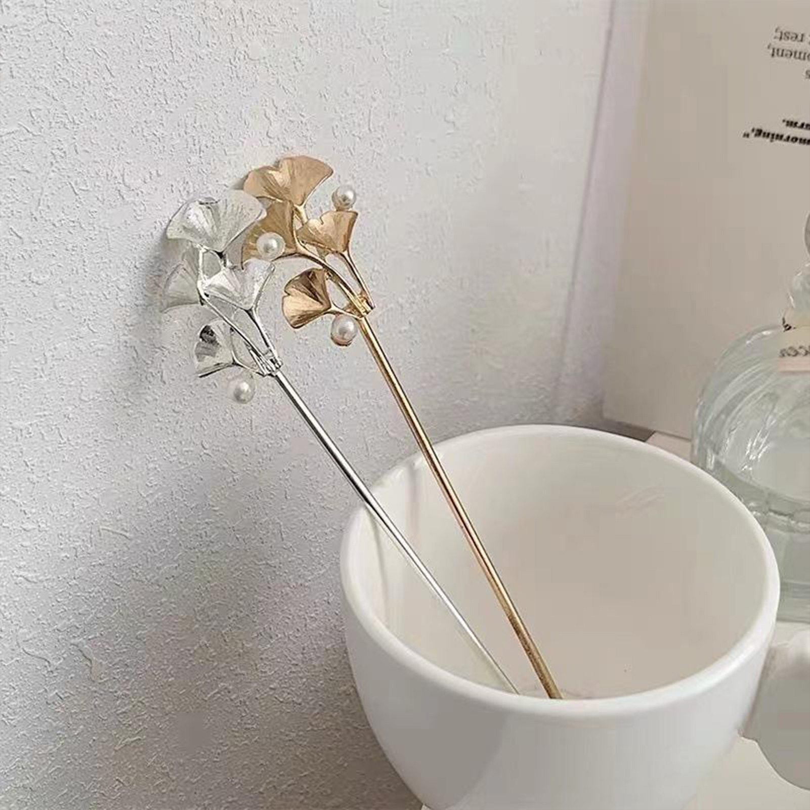 Ginkgo Leaf Hair Stick For Wom - Hair Fork Stick review and price