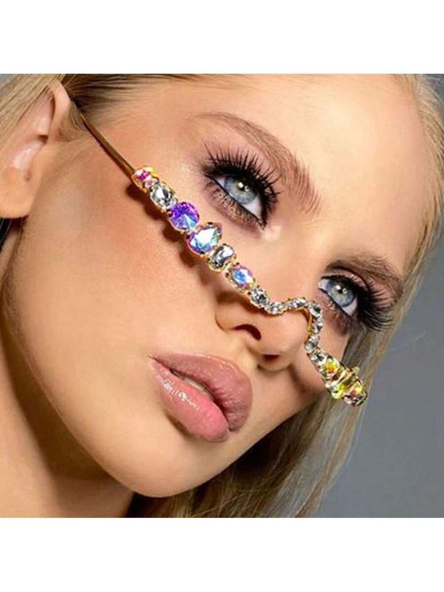 Crystal Rhinestone Face Decora - Women'S Accessories To Wear With Watch review and price
