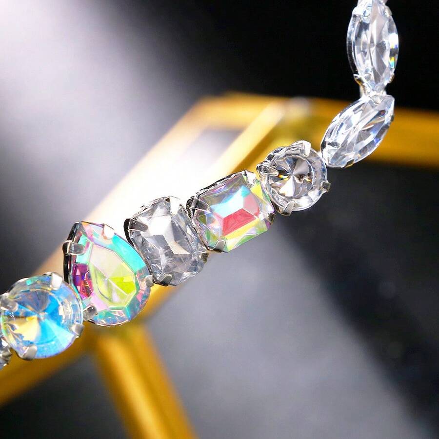 Crystal Rhinestone Face Decora - Women'S Accessories To Wear With Watch review and price